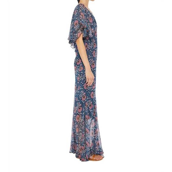 NEW NATALIE MARTIN ramya maxi dress in vintage flowers indigo - Picture 2 of 3